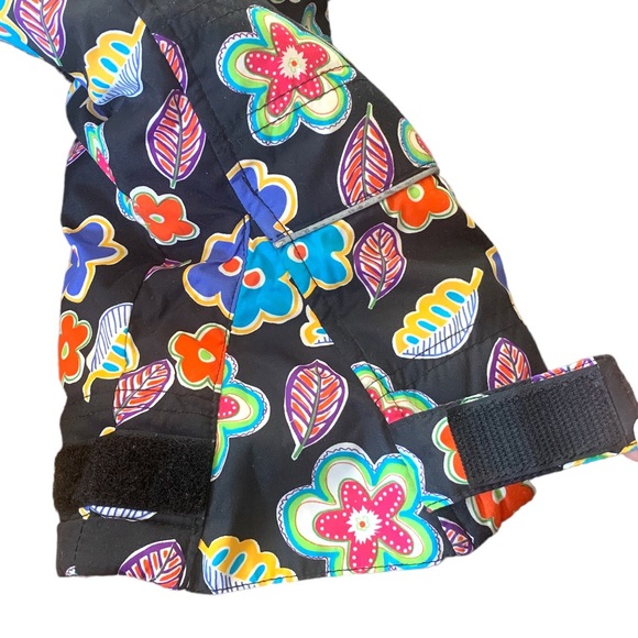 HANNA ANDERSSON Floral Far & Near Snow Bib / Snow Pants size 2 Toddler (80cm) - Picture 9 of 16